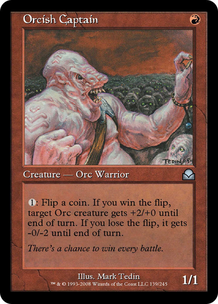 Orcish Captain (ME2-139) [Masters Edition II]