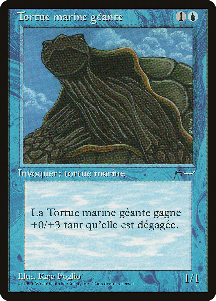 Giant Tortoise (French) - "Tortue marine geante" (REN-034) [Renaissance]