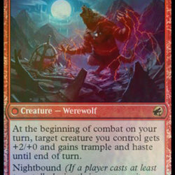 Reckless Stormseeker // Storm-Charged Slasher [Innistrad: Midnight Hunt Prerelease Promos]