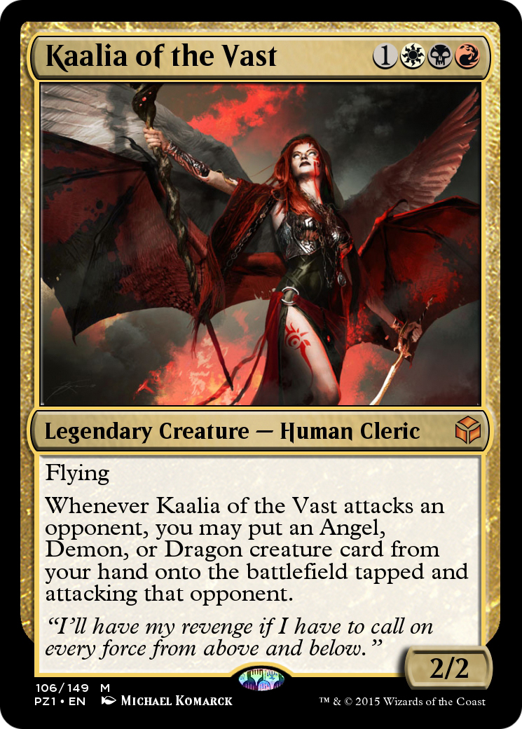 Kaalia of the Vast (PZ1-106) [Legendary Cube Prize Pack]