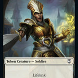 Soldier (09) // Cat Beast Double-Sided Token [Streets of New Capenna Commander Tokens]