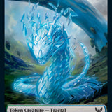 Elemental // Fractal Double-Sided Token [Strixhaven: School of Mages Tokens]