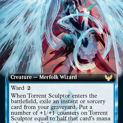 Torrent Sculptor // Flamethrower Sonata (Extended Art) [Strixhaven: School of Mages]