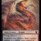 Dragon // Wraith Double-Sided Token [The Lord of the Rings: Tales of Middle-Earth Commander Tokens]