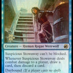 Suspicious Stowaway // Seafaring Werewolf [Innistrad: Midnight Hunt Prerelease Promos]