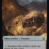 Ragavan // Treasure Double-Sided Token [Dominaria United Commander Tokens]