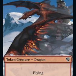 Soldier // Dragon Double-Sided Token [Dominaria United Tokens]