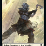 Kor Warrior // Wizard Double-Sided Token [Commander Legends: Battle for Baldur's Gate Tokens]