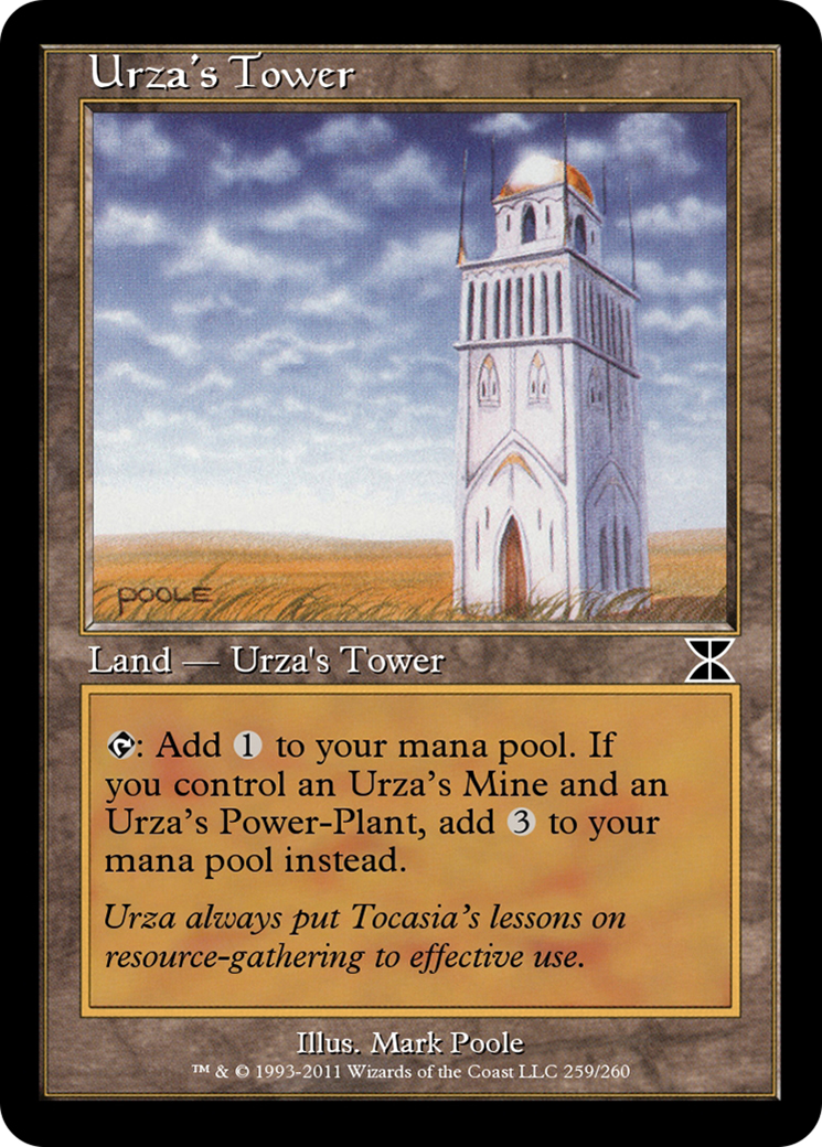 Urza's Tower (ME4-259B) [Masters Edition IV] Foil