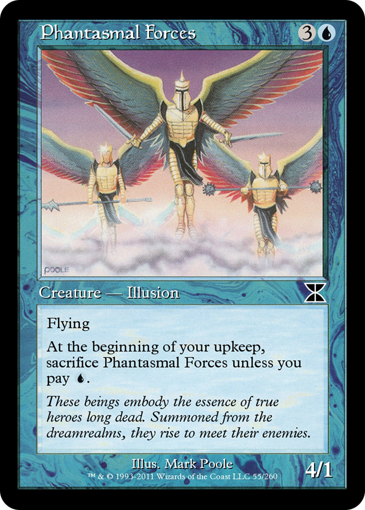 Phantasmal Forces (ME4-055) [Masters Edition IV] Foil