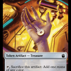 Alien Rhino // Treasure (0030) Double-Sided Token [Doctor Who Tokens]