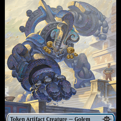Map // Golem Double-Sided Token [The Lost Caverns of Ixalan Tokens]