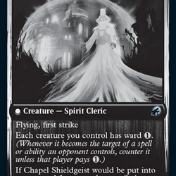 Chaplain of Alms // Chapel Shieldgeist [Innistrad: Double Feature]