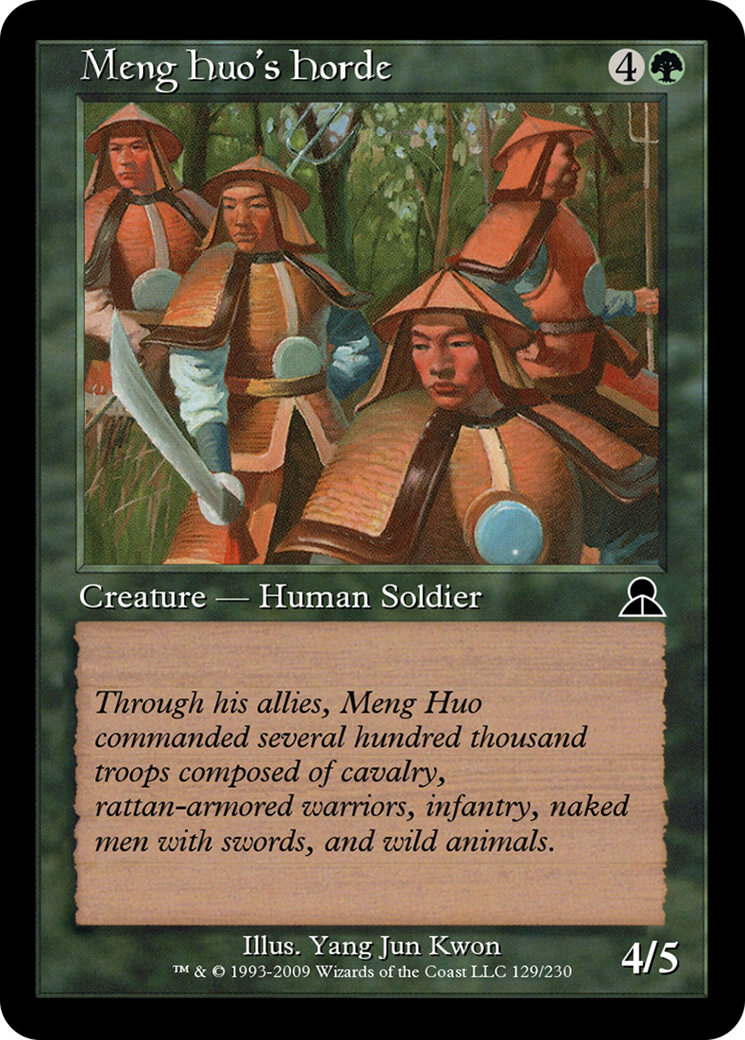 Meng Huo's Horde (ME3-129) [Masters Edition III] Foil