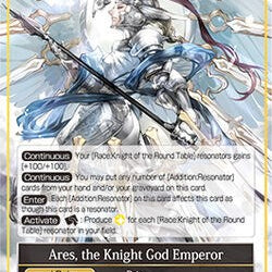 Arthur, the King of Knights // Ares, the Knight God Emperor (1-002/J) [The Dawn of Valhalla]
