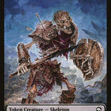 Illusion // Skeleton Double-Sided Token [Dungeons & Dragons: Adventures in the Forgotten Realms Commander Tokens]