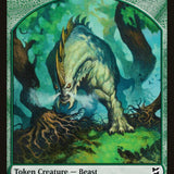 Cat Warrior // Beast (013) Double-Sided Token [Commander 2018 Tokens]