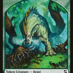 Cat Warrior // Beast (013) Double-Sided Token [Commander 2018 Tokens]