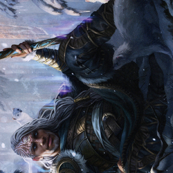 Jorn, God of Winter // Jorn, God of Winter (ASKHM-047) (Borderless) [Art Series: Kaldheim] Foil