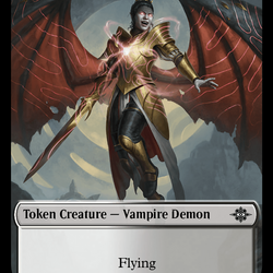 Map // Vampire Demon Double-Sided Token [The Lost Caverns of Ixalan Tokens]