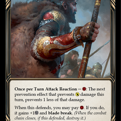 Vambrace of Determination [OUT174] (Outsiders)  Rainbow Foil