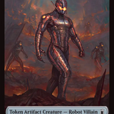 Soldier // Robot Villain Double-Sided Token [Marvel Super Heroes Tokens]