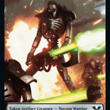 Necron Warrior // Insect Double-Sided Token [Warhammer 40,000 Tokens]