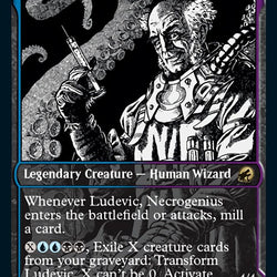 Ludevic, Necrogenius // Olag, Ludevic's Hubris (Showcase Eternal Night) [Innistrad: Midnight Hunt]
