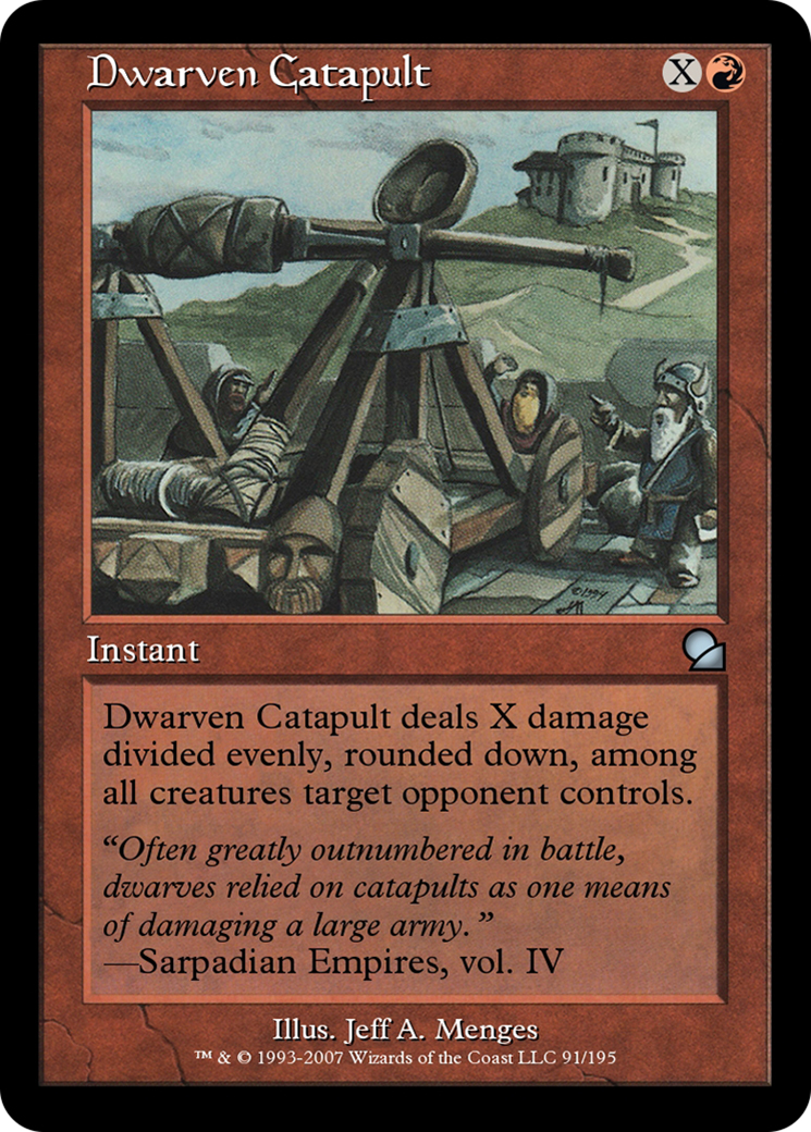 Dwarven Catapult (ME1-091) [Masters Edition]