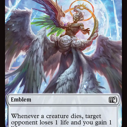 Emblem - Sephiroth, One-Winged Angel // Robot Warrior Double-Sided Token [FINAL FANTASY Tokens]