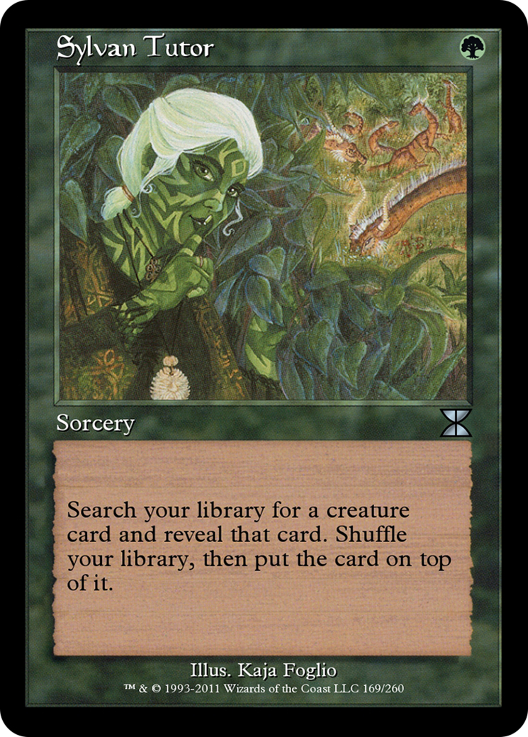 Sylvan Tutor (ME4-169) [Masters Edition IV] Foil