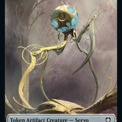 Myr // Servo Double-Sided Token [The Brothers' War Commander Tokens]