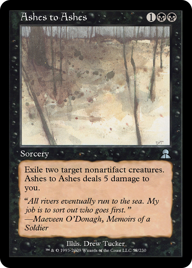 Ashes to Ashes (ME3-058) [Masters Edition III] Foil