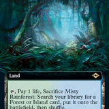 Misty Rainforest (Extended Art) [Modern Horizons 2]