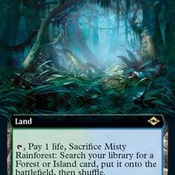 Misty Rainforest (Extended Art) [Modern Horizons 2]