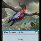 Spirit (0010) // Drake Double-Sided Token [Commander Masters Tokens]