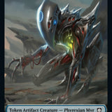 Construct (008) // Phyrexian Myr Double-Sided Token [The Brothers' War Commander Tokens]