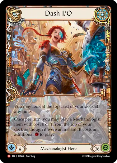 FLESH AND BLOOD ARMORY DECK DASH I/O