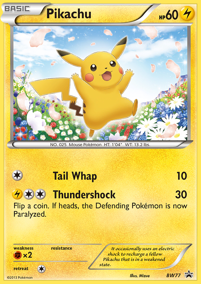 Pikachu - BW77 [BW Black Star Promos]