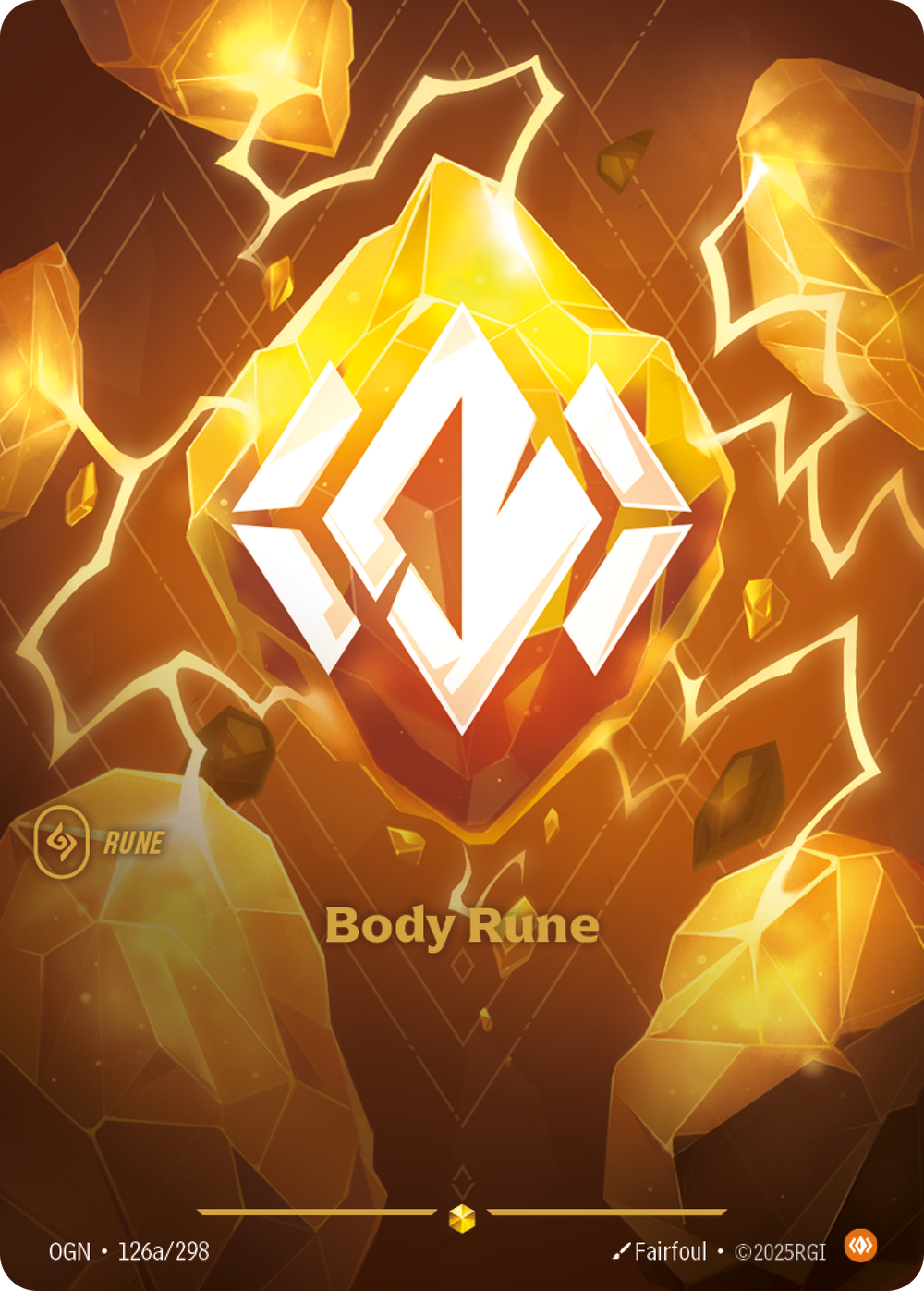 Riftbound Rune: Body Rune.