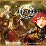 Cover of 'CARBON GREY RPG DELUXE BOXED SET' role-playing game with characters and text