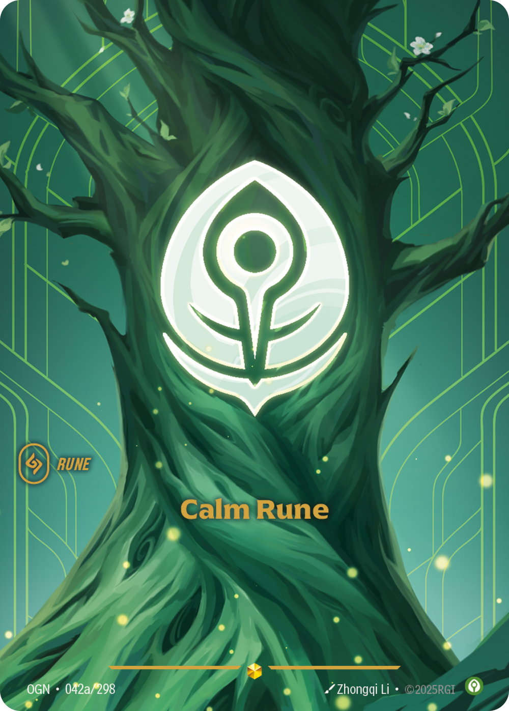 Riftbound Rune: Calm Rune.