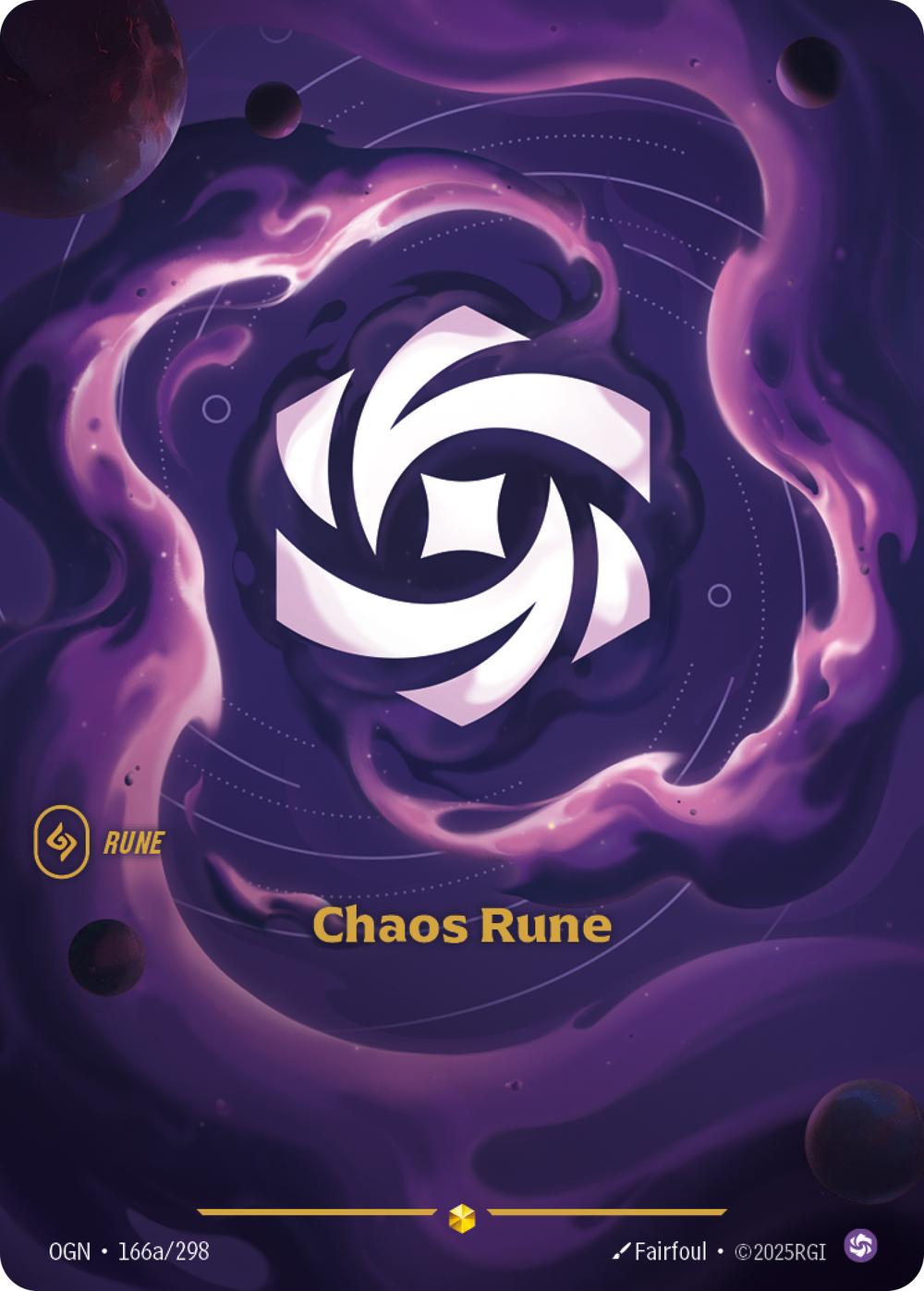 Riftbound Rune: Chaos Rune.