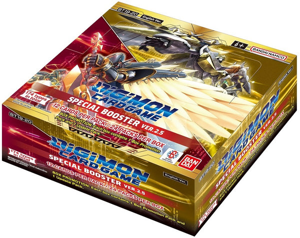 Digimon Special Booster Game box with character illustration on a white background