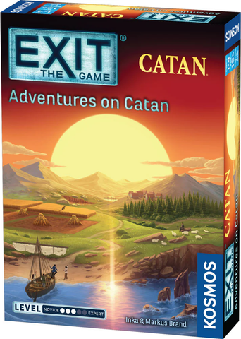 Board game box for 'Exit: The Game - Adventures on Catan' by Kosmos