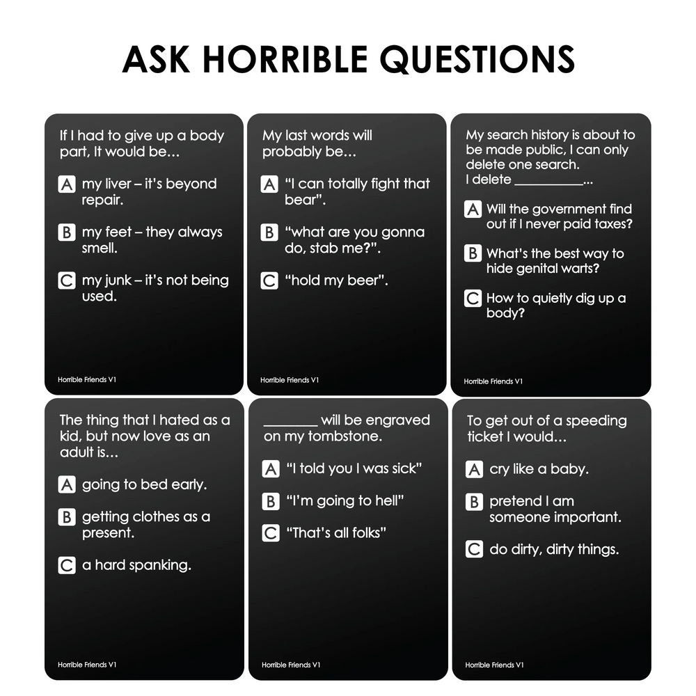 HORRIBLE FRIENDS