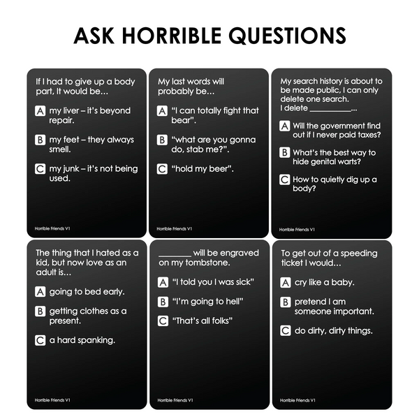 HORRIBLE FRIENDS