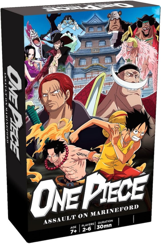 One Piece game box with characters and 'One Piece' branding