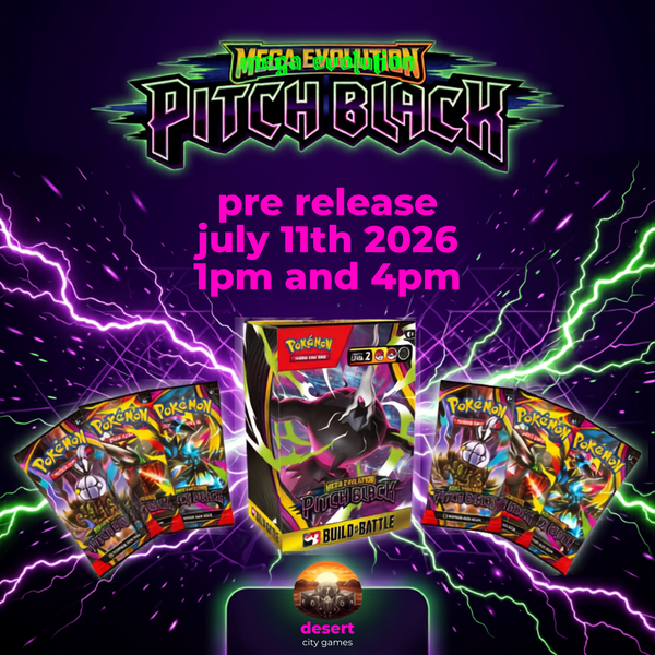 POKEMON ME05 PITCH BLACK PRELEASE 1PM