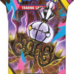 Pokémon trading card game booster pack with Mega Evolution Pitch Black theme